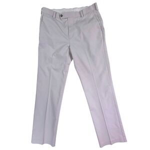 Roundtree & Yorke Dress Pants 32x30 Men's Straight Fit Khaki